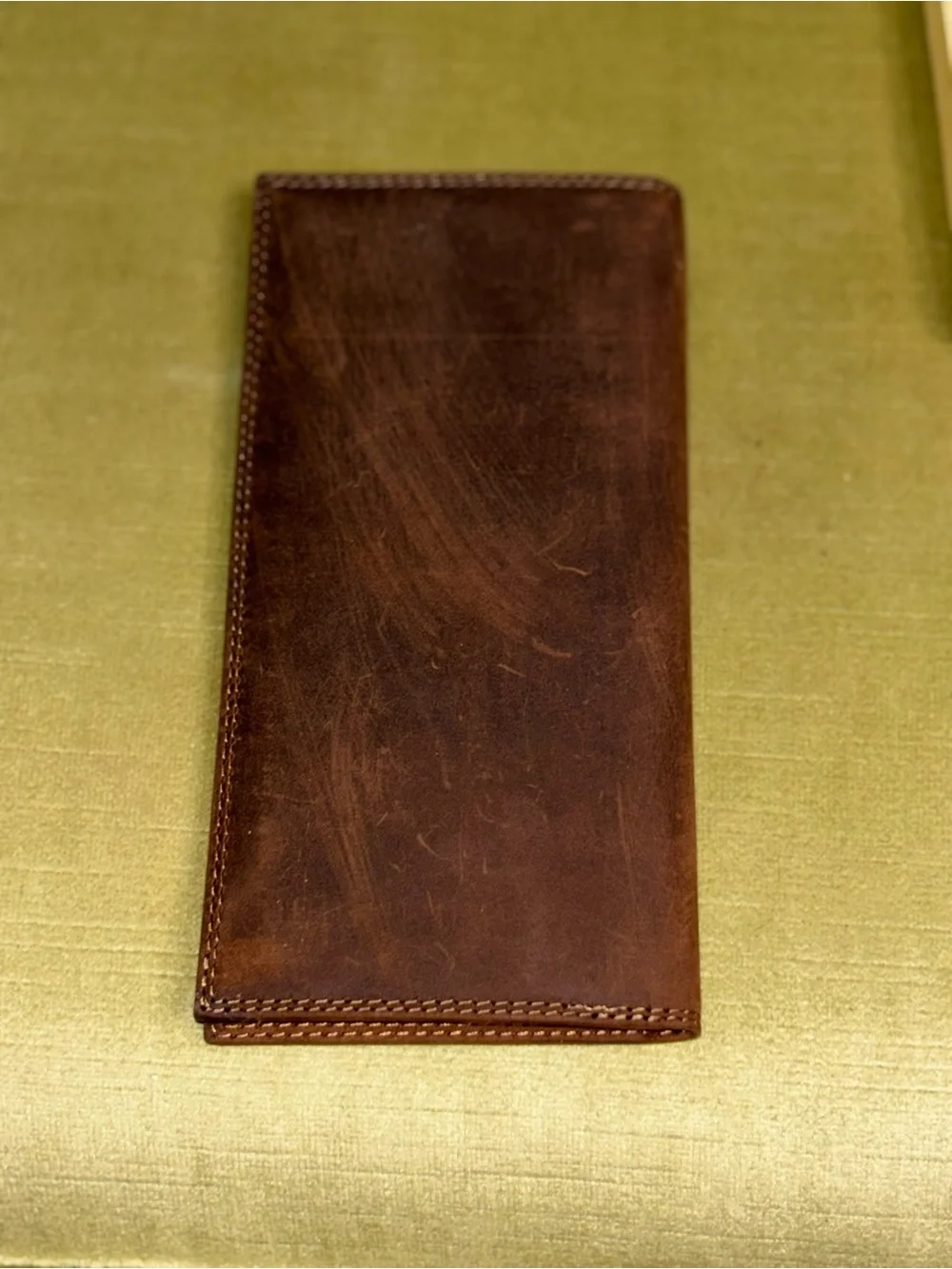 ZEP-PRO NCAA Ole Miss Rebels Crazy Horse Leather Long Roper Wallet GIFT Box
